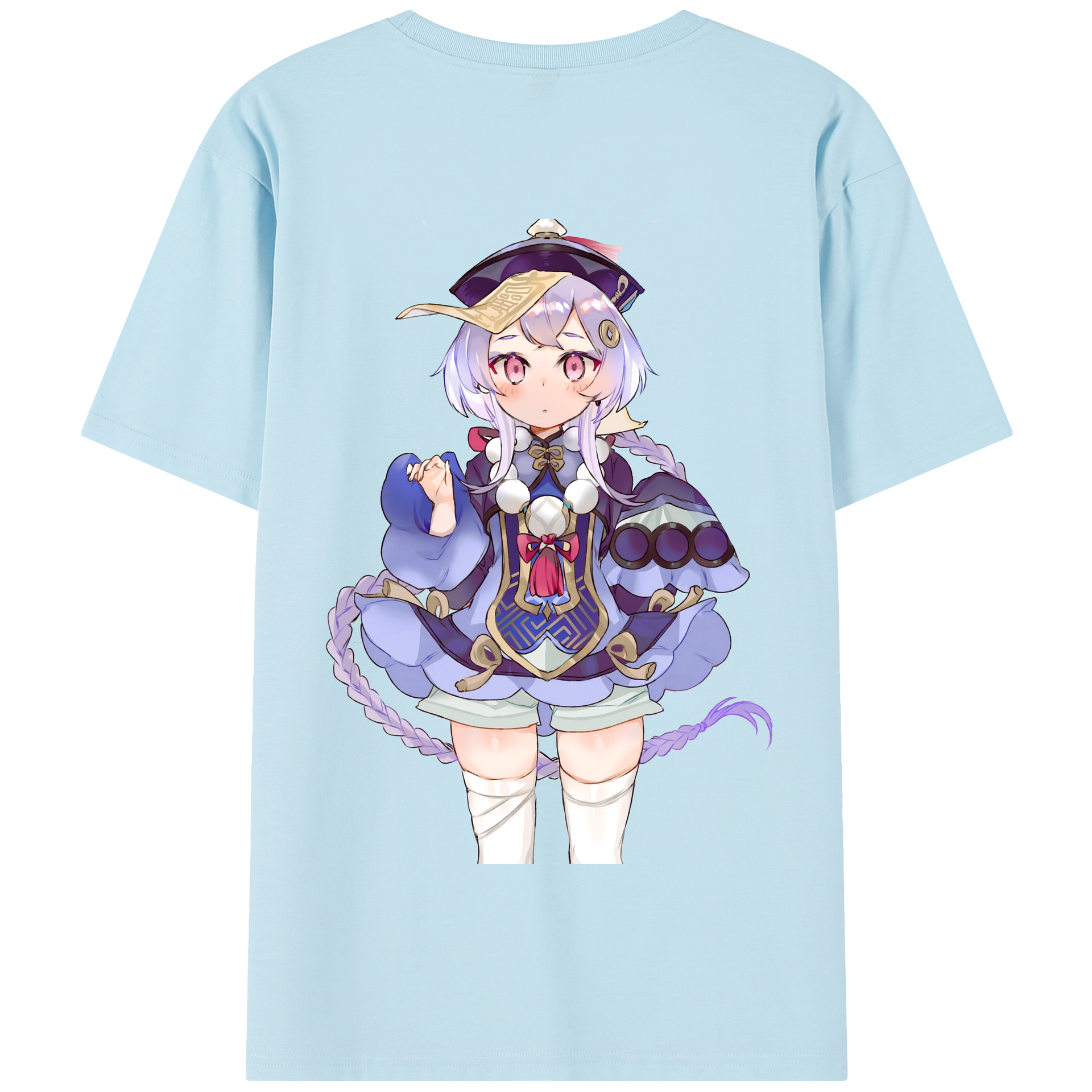 げんし神 七七 なな  genshin Nana 綿100％半袖Tシャツ（背面プリント）